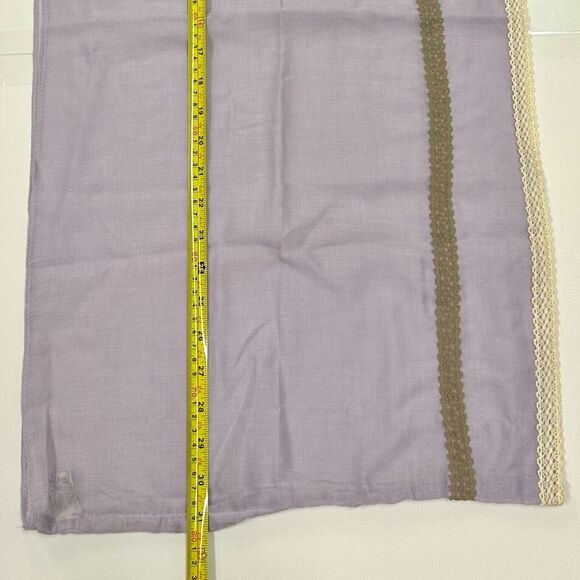 Simply Noelle Silk Blend Scarf Shawl Pastel Purple - Picture 6 of 7